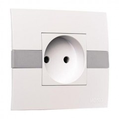 Розетка 2К Mono Electric Eсо 16A 250V винтовое подключение белый 101-010106-116 Розетка 2К Mono Electric Eсо 16A 250V винтовое подключение белый 101-010106-116
