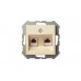 Розетка RJ45/RJ11 Liregus Epsilon бежевый 28-084