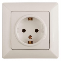 Розетка двойная ЭРА Intro Solo Schuko 2X2P+E 16A 250V со шторками слоновая кость 4-206-02 Б0043341 Розетка двойная ЭРА Intro Solo Schuko 2X2P+E 16A 250V со шторками слоновая кость 4-206-02 Б0043341