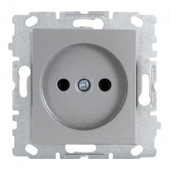 Розетка 2P Vesta-Electric Exclusive Silver Metallic серебро FRZ00041010SER Розетка 2P Vesta-Electric Exclusive Silver Metallic серебро FRZ00041010SER