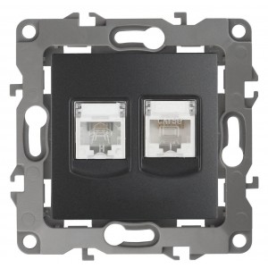 Розетка комбинированная RJ45+RJ11 ЭРА 12 12-3109-05 Б0018252 Розетка комбинированная RJ45+RJ11 ЭРА 12 12-3109-05 Б0018252