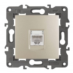 Розетка информационная RJ45 ЭРА Elegance 14-3107-04 Б0034305