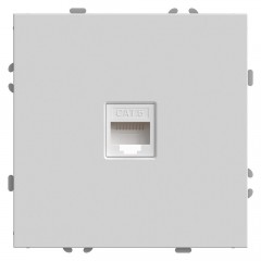 Розетка компьютерная RJ-45 Stekker Эмили белый фарфор RST00-5117-01 49873