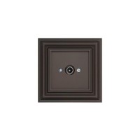 ТВ-розетка проходная Liregus Retro коричневый омбре 29-027 ТВ-розетка проходная Liregus Retro коричневый омбре 29-027
