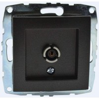 ТВ-розетка концевая Mono Electric Despina/Larissa экран графит 500-002005-138 ТВ-розетка концевая Mono Electric Despina/Larissa экран графит 500-002005-138