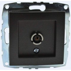 ТВ-розетка концевая Mono Electric Despina/Larissa экран графит 500-002005-138 ТВ-розетка концевая Mono Electric Despina/Larissa экран графит 500-002005-138