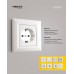 ТВ-розетка Vesta-Electric Roma белый FRZTV010101BEL