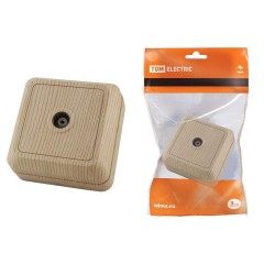 ТВ-розетка TDM Electric Ладога сосна SQ1801-0058