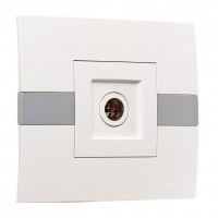 ТВ-розетка концевая Mono Electric Eсо экран белый 101-010104-128 ТВ-розетка концевая Mono Electric Eсо экран белый 101-010104-128