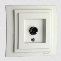ТВ-розетка проходная Mono Electric Despina/Larissa универсальная экран белый 500-001905-137 ТВ-розетка проходная Mono Electric Despina/Larissa универсальная экран белый 500-001905-137