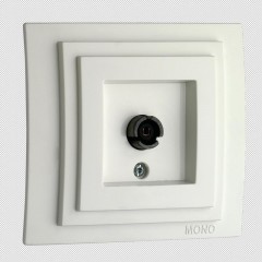 ТВ-розетка проходная Mono Electric Despina/Larissa универсальная экран белый 500-001905-137 ТВ-розетка проходная Mono Electric Despina/Larissa универсальная экран белый 500-001905-137