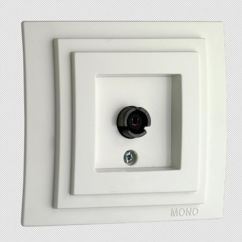 ТВ-розетка проходная Mono Electric Despina/Larissa универсальная экран белый 500-001905-137 ТВ-розетка проходная Mono Electric Despina/Larissa универсальная экран белый 500-001905-137