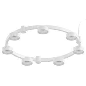 Корпус подвесной люстры Ambrella light DIY Spot Techno Ring SWH белый песок C9236