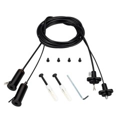 Подвес токопроводящий Arlight ARL-2x2m Set Black 041948