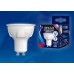 Лампа светодиодная диммируемая Uniel GU10 6W 4000K матовая LED-JCDR 6W/NW/GU10/FR/DIM PLP01WH UL-00003988