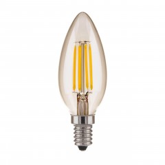 Лампа светодиодная филаментная Elektrostandard E14 7W 3300K прозрачная a049066