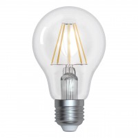 Лампа светодиодная филаментная Uniel E27 15W 3000K прозрачная LED-A70-15W/3000K/E27/CL PLS02WH UL-00004868