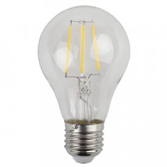 Лампа светодиодная филаментная ЭРА E27 5W 2700K прозрачная F-LED A60-5W-827-E27 Б0019010