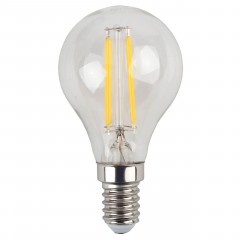 Лампа светодиодная филаментная ЭРА E14 11W 2700K прозрачная F-LED P45-11w-827-E14 Б0047012