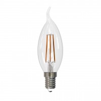 Лампа светодиодная филаментная Uniel E14 11W 3000K прозрачная LED-CW35-11W/3000K/E14/CL PLS02WH UL-00005170