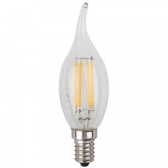 Лампа светодиодная филаментная ЭРА E14 7W 2700K прозрачная F-LED BXS-7W-827-E14 Б0027944