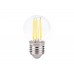 Лампа светодиодная филаментная Ambrella light E27 6W 4200K прозрачная 203915