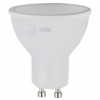 Лампа светодиодная ЭРА GU10 8W 2700K матовая LED MR16-8W-827-GU10 Б0036728