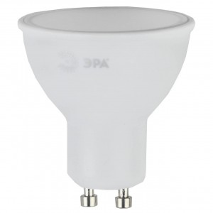 Лампа светодиодная ЭРА GU10 8W 2700K матовая LED MR16-8W-827-GU10 Б0036728