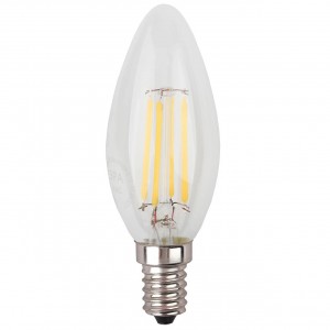 Лампа светодиодная ЭРА E14 9W 2700K прозрачная F-LED B35-9w-827-E14 Б0046991