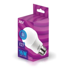 Лампа светодиодная REV A60 Е27 16W 6500K холодный белый свет груша 32530 7 Лампа светодиодная REV A60 Е27 16W 6500K холодный белый свет груша 32530 7