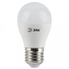 Лампа светодиодная ЭРА E27 5W 4000K матовая LED P45-5W-840-E27 Б0028488