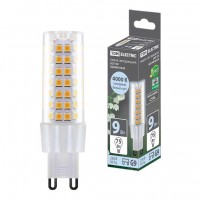 Лампа светодиодная TDM Electric G9 9W 4000K прозрачная SQ0340-0229