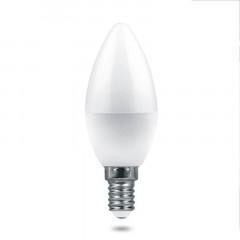 Лампа светодиодная Feron E14 7,5W 4000K Матовая LB-1307 38054