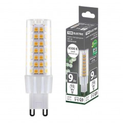 Лампа светодиодная TDM Electric G9 9W 6500K прозрачная SQ0340-0230