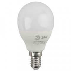Лампа светодиодная ЭРА E14 9W 6000K матовая LED P45-9W-860-E14 Б0031411