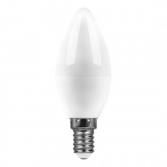 Лампа светодиодная Saffit E14 9W 6400K матовая SBC3709 55170