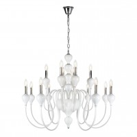 Подвесная люстра iLamp Lady 88003-10+5 WH