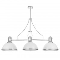 Подвесная люстра Lumina Deco Ettore LDP 710-3 WT+CHR