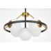 Подвесная люстра Lumina Deco Donzano LDP 8034-5 BK+WT