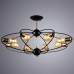 Потолочная люстра Arte Lamp Glasgow A1963PL-8BK