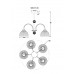 Подвесная люстра MyFar Flora MR2273-5C