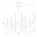 Подвесная люстра Bogates Hollis 367/9 Smart