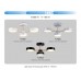 Потолочная светодиодная люстра Ambrella light Comfort LineTech FL4823