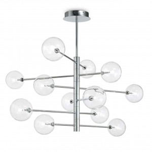 Подвесная люстра Ideal Lux Equinoxe SP12 Cromo 200118