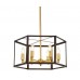 Подвесная люстра Lumina Deco Lorton LDP 1142-6 BK+MD