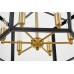 Подвесная люстра Lumina Deco Lorton LDP 1142-6 BK+MD