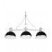 Подвесная люстра Lumina Deco Ettore LDP 710-3 BK+CHR
