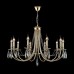 Купить Подвесная люстра Crystal Lux Victoria SP10 Gold/Amber с доставкой по России