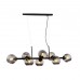 Купить Подвесная люстра Lumina Deco Morretti LDP 7003-8 BK с доставкой по России