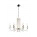 Подвесная люстра Crystal Lux AURELIO SP6 GOLD+CHROME/TRANSPARENT